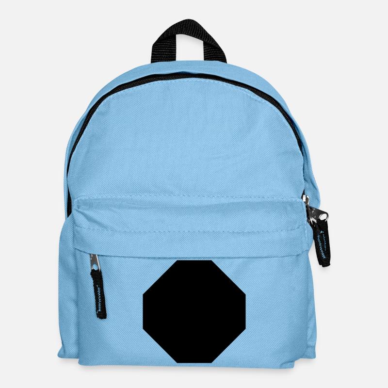 achteck - Kinder Rucksack - Hellblau