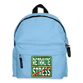 Retirement Stress Work - Kids' Backpack - light blue - Front
