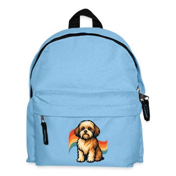 Shih Tzu Dog Rainbow Dream - Kids' Backpack - light blue - Front