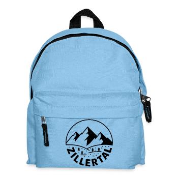 Zillertal - Souvenir Design - Kinder Rucksack - Hellblau - Vorne