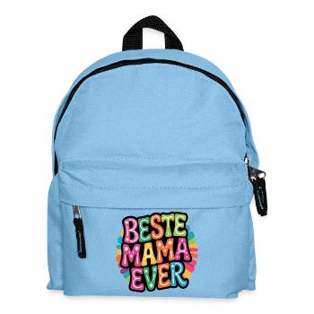 Best Mom Ever Colorful - Kids' Backpack - light blue - Front