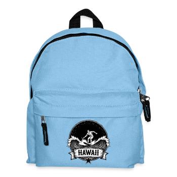 Hawaii Surfer Surfer on Pacific Wave - Kids' Backpack - light blue - Front