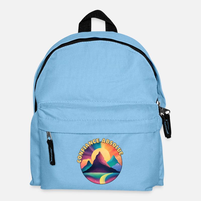 Absolute Trust Rainbow Mountains - Kids' Backpack - light blue