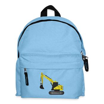 Excavator - Kids' Backpack - light blue - Front