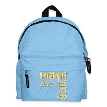 Granny 2026 Ausgabe – Schwangerschaftsankündigung - Kinder Rucksack - Hellblau - Vorne