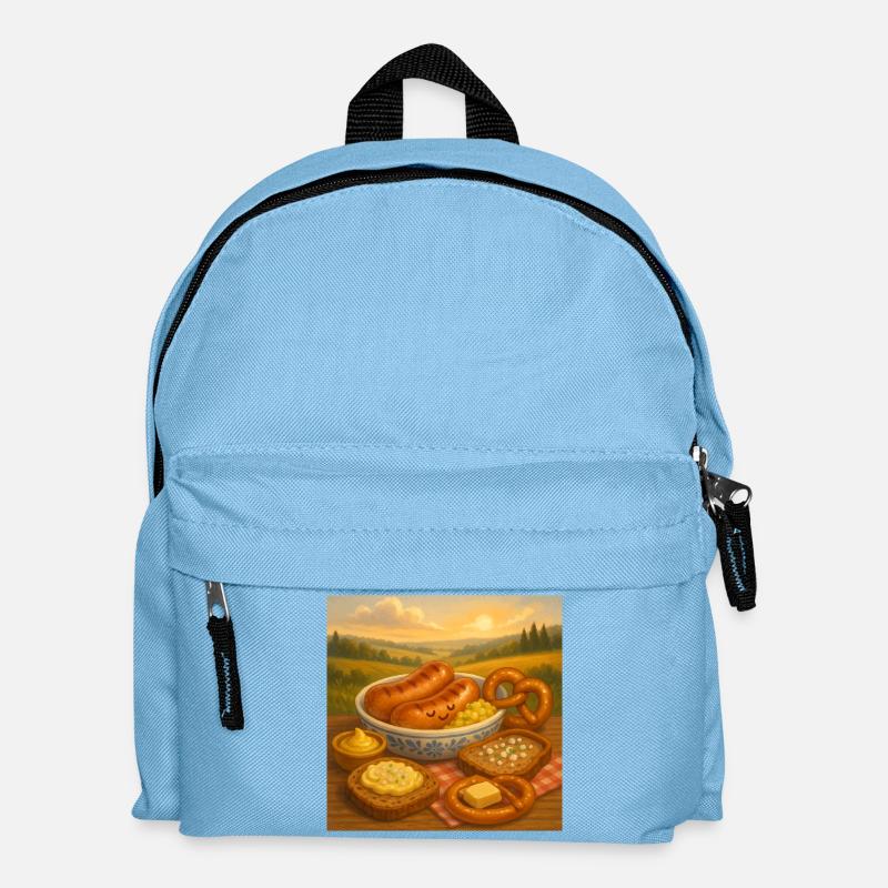 German sausages - Kids' Backpack - light blue