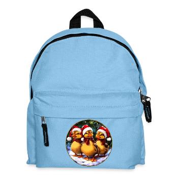 Caneton du Père Noël - Sac à dos Enfant - bleu clair - Devant
