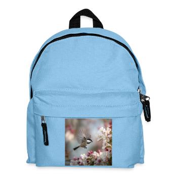 Vol dans la magie des fleurs – Matin de printemps - Sac à dos Enfant - bleu clair - Devant