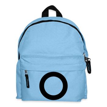 Circular ring - Kids' Backpack - light blue - Front
