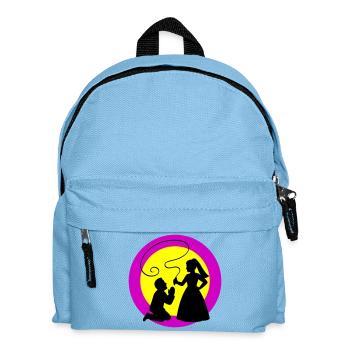Bride and groom Wedding - Kids' Backpack - light blue - Front