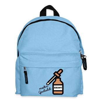 futures résolutions du Nouvel An Patience - Sac à dos Enfant - bleu clair - Devant