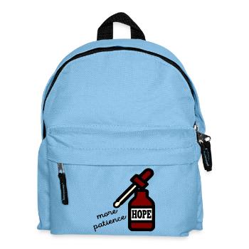 Hope Patience - Kids' Backpack - light blue - Front