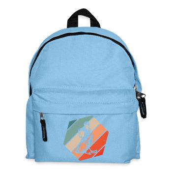 Un motif de floorball clair pour chaque jour - Sac à dos Enfant - bleu clair - Devant