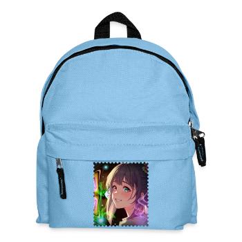 Magische Neontraumheldin - Kinder Rucksack - Hellblau - Vorne