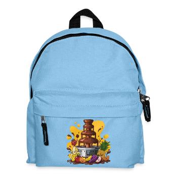 Chocolate Fountain Fruit Parade - Kids' Backpack - light blue - Front
