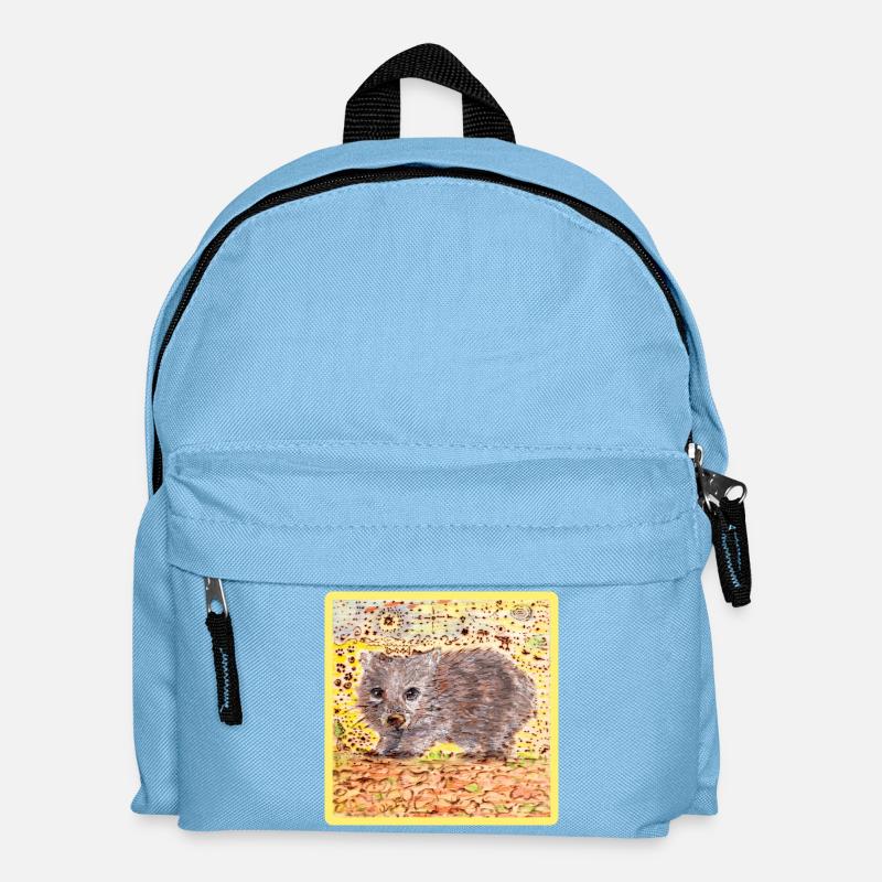 Wombat - Kinder Rucksack - Hellblau