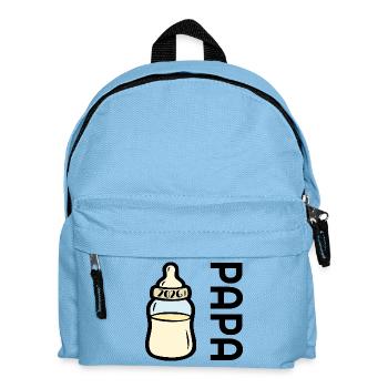 Annonce du bébé - Papa 2026 du biberon - Sac à dos Enfant - bleu clair - Devant