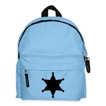 Sheriff star - Kids' Backpack - light blue - Front