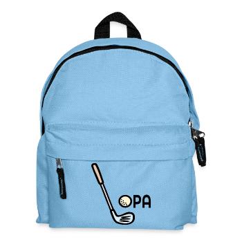 Clubs de golf grand-père - Sac à dos Enfant - bleu clair - Devant