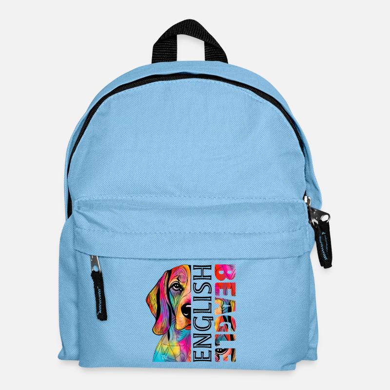 Beagle - Sac à dos Enfant - bleu clair