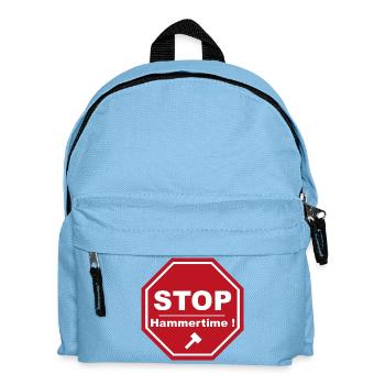 Stop Hammertime - Kids' Backpack - light blue - Front