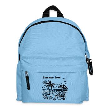 Stranddesign - Kinder Rucksack - Hellblau - Vorne