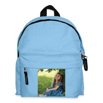 Robe d’été bleue en vert - Sac à dos Enfant - bleu clair - Devant