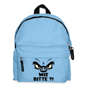 Wie Bitte Ausdruck - Kinder Rucksack - Hellblau - Vorne