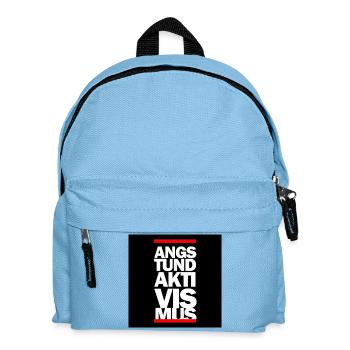 FEAR AND ACTIVISM - Kids' Backpack - light blue - Front