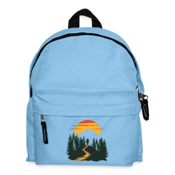 Wanderlust Explorer – Chemise de randonnée en plein air - Sac à dos Enfant - bleu clair - Devant
