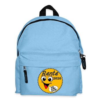 Rente 2026 Sonnenschein Ich habe ... - Kinder Rucksack - Hellblau - Vorne