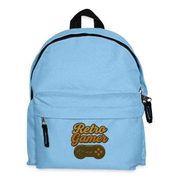 Retro-Gamer Controller-Design - Kinder Rucksack - Hellblau - Vorne