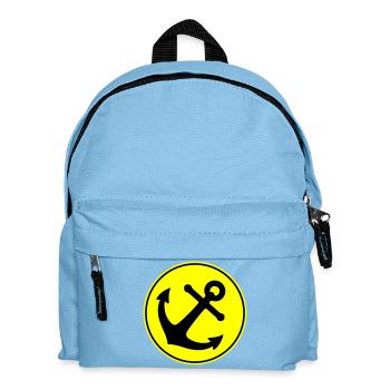 Anchor icon - Kids' Backpack - light blue - Front