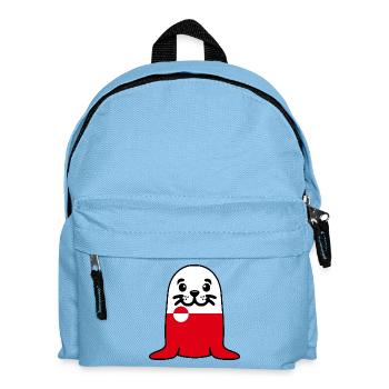 Seal Greenland - Kids' Backpack - light blue - Front