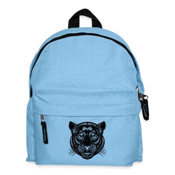 Panther face - Kids' Backpack - light blue - Front