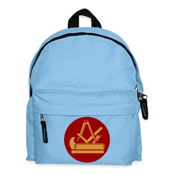 51189_Tischler, Schreiner - Kinder Rucksack - Hellblau - Vorne