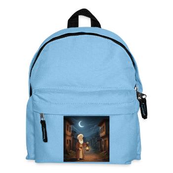 Nasreddin Hodja & L’Oiseau de la Sagesse - Sac à dos Enfant - bleu clair - Devant