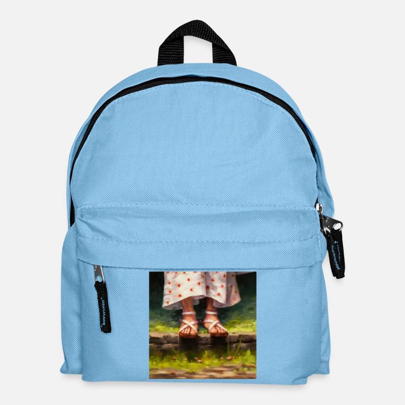 Échos du printemps - Sac à dos Enfant - bleu clair