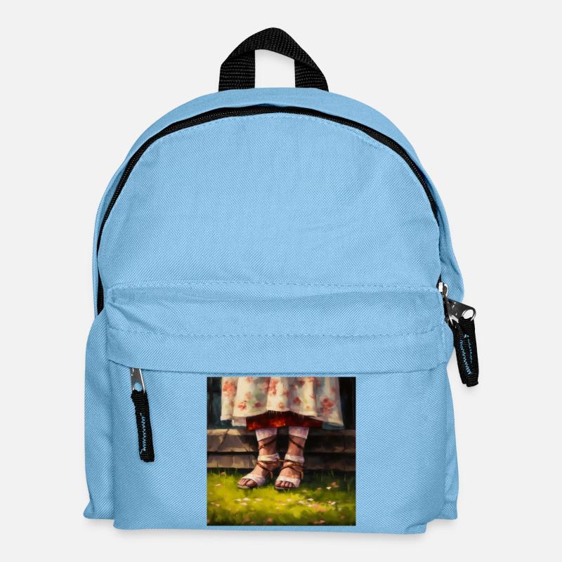 Summer Pastoral - Kids' Backpack - light blue