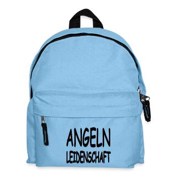 Angeln - Kinder Rucksack - Hellblau - Vorne