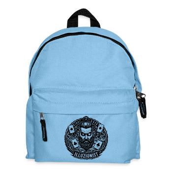 Wikinger Zauberer - Kinder Rucksack - Hellblau - Vorne