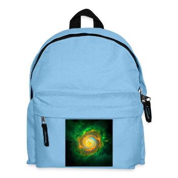 Spiral Neon Galaxy - Kids' Backpack - light blue - Front