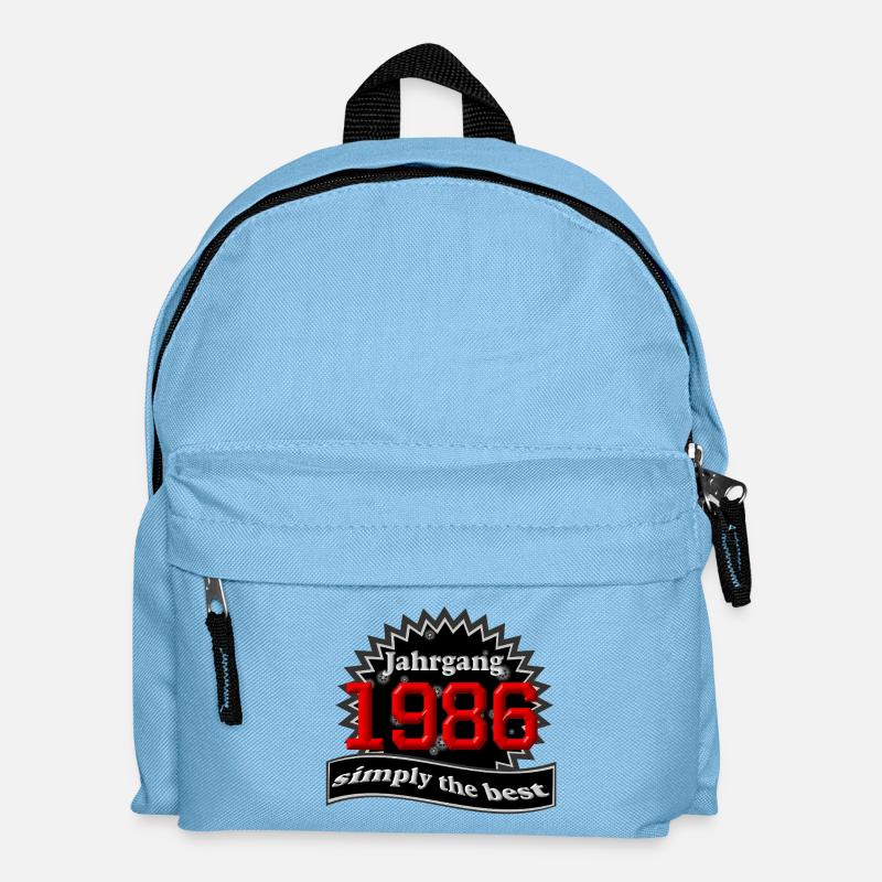 Born in 1986 , 40th Birthday - Kids' Backpack - light blue