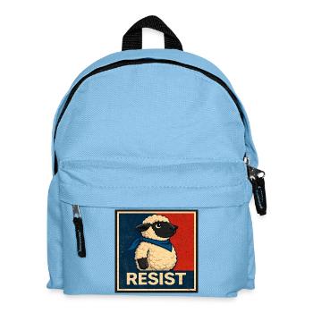 Affiche Resistance Lamb - Sac à dos Enfant - bleu clair - Devant