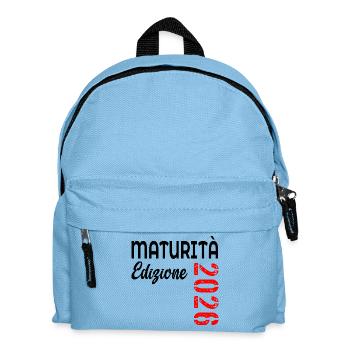 High School Diploma 2026 Italian Edition - Kids' Backpack - light blue - Front