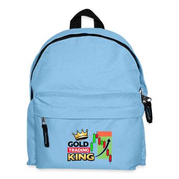 Gold Trading King - Kids' Backpack - light blue - Front