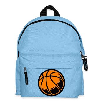Basketball Ball - Kinder Rucksack - Hellblau - Vorne