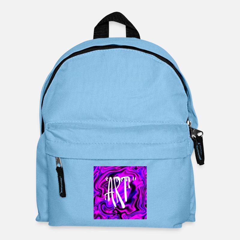 Illusionskunst - Kinder Rucksack - Hellblau