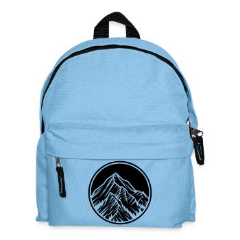 Rochers symboliques des montagnes - Sac à dos Enfant - bleu clair - Devant