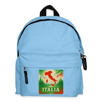 Conception de voyage en Italie - Sac à dos Enfant - bleu clair - Devant